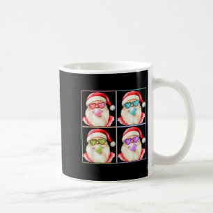 Mug Rétro Père Noël soufflant du Bubble Gum P Art Lune