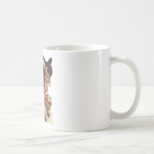Mug Rétro petite Saint-Valentin douce vintage d'âne