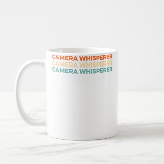 Mug Retro Photographer - Camera Vintage Photography (Gauche)