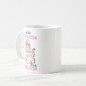 Mug Retro Plus d'Espresso Moins de Dépresso Chat Café (Devant gauche)