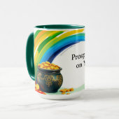Mug Retro Pot of Gold St. Patrick's Lucky Coin (Devant gauche)
