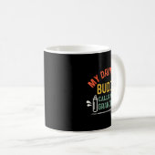 Mug Retro Pregnancy Announcement Grandpa My Drinking B (Devant droit)