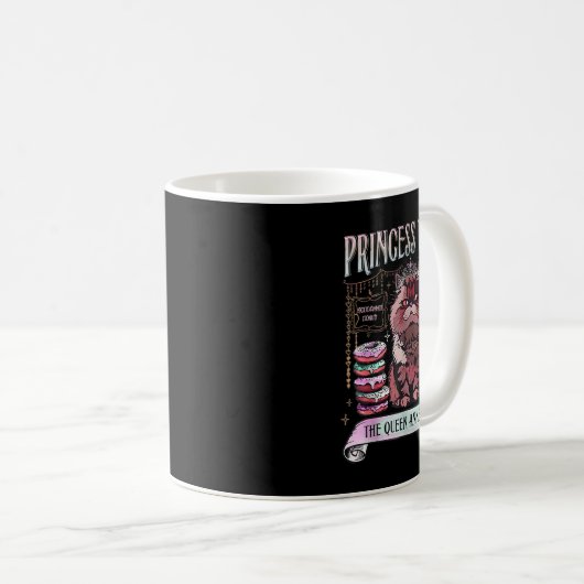 Mug Retro Princess Donut Dungeon Crawler Carl Book Lov (Devant droit)
