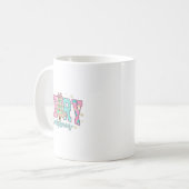 Mug Retro Princess Sécurité Garçons Frère Anniversaire (Devant gauche)