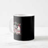 Mug Retro Profol Silent Night Icu Nurses Funny Merry C (Devant gauche)