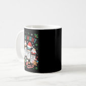 Mug Retro Profol Silent Night Icu Nurses Funny Merry C (Devant gauche)