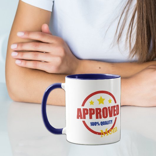 Mug Rétro Qualité Approuvée Maman