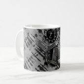 Mug Retro Racing - Gray Splatter (Devant gauche)