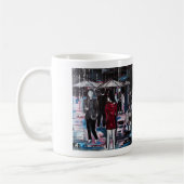Mug Retro Rain Painting by Alfred Fox (Gauche)