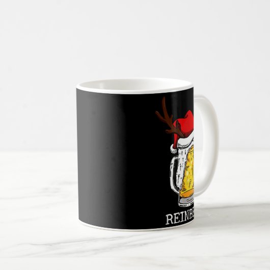 Mug Retro Reindeer Winedeer Reinbeer Matching Couples  (Devant droit)