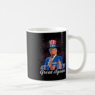 Mug Retro Rendre 4 juillet grand à nouveau patriotique