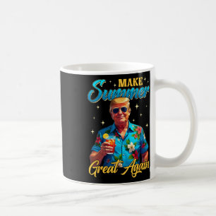 Mug Retro Rendre l'été grand à nouveau Donald Trump ét