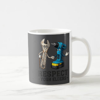 Mug Rétro Respectez Vos Aînés Drille Et Clé Fun