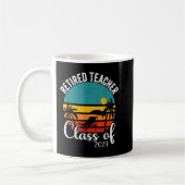 Mug Retro Retraité Enseignant Classe De 2023 Enseignem (Gauche)