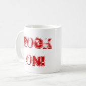 Mug RÉTRO ROCHE DRÔLE des années 1970 de CONCERT DE (Devant gauche)