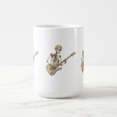 Mug Retro Rock Skeleton Guitar Graphic (Centre)