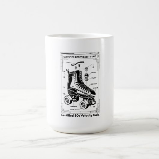 Mug Retro Roller Skate T-Shirt (Centre)