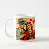 Mug Retro Romance Valentine (Gauche)