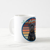 Mug Rétro Rottweiler (Devant gauche)