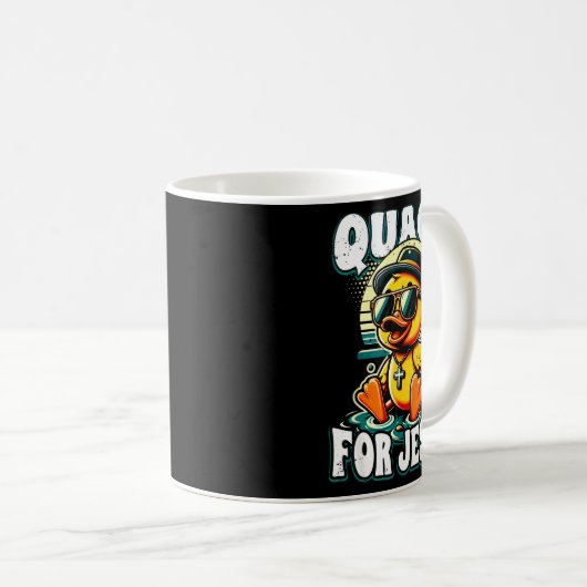 Mug Retro Rubber Duck Christian Rubber Ducky Quacks Fo (Devant droit)