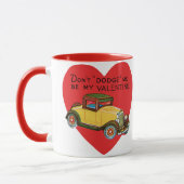 Mug Retro Saint-Valentin, Ne me esquivez pas, Soyez mo (Gauche)