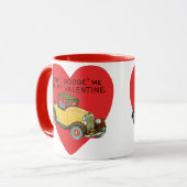 Mug Retro Saint-Valentin, Ne me esquivez pas, Soyez mo (Devant gauche)