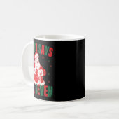 Mug Retro Santa dit Six Seven 67 Meme Noël (Devant gauche)