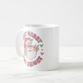 Mug Rétro Santa joyeux et lumineux (Devant gauche)