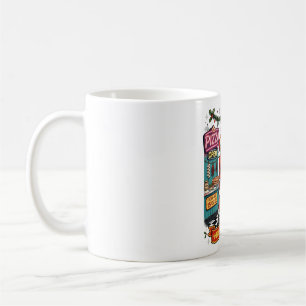Mug Retro Santa Pizzeria Noël