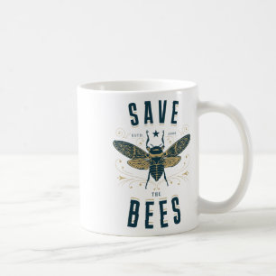 Mug Rétro Sauvez Les Abeilles Apiary Chemise Bee Beeke