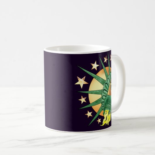 Mug Retro SciFi Liberty (Devant droit)