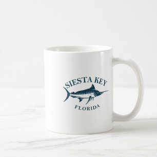 Mug Retro Siesta Key Florida Pêche Vintage Bateau