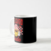 Mug Retro Smile Face One Loved Dude Valentines Day Men (Devant gauche)