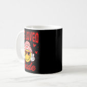 Mug Retro Smile Face One Loved Dude Valentines Day Men (Devant gauche)