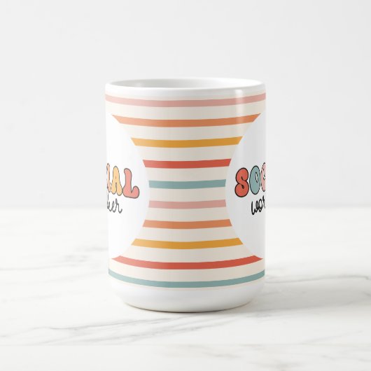 Mug Rétro Social Worker (Centre)