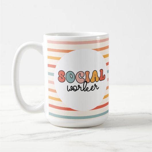 Mug Rétro Social Worker (Gauche)