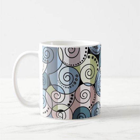 Mug Rétro, spirale (Gauche)