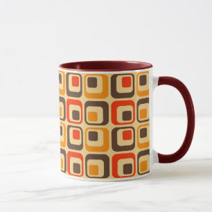 Mug Rétro Squares Pattern