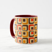 Mug Rétro Squares Pattern (Devant gauche)