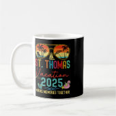 Mug Retro St. Thomas Vacation 2025 Souvenirs correspon (Gauche)