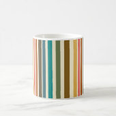 Mug Retro Stripe personnalisée Miami Sherbet (Centre)