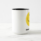 Mug Rétro-style heureux de visage de visage (Centre)