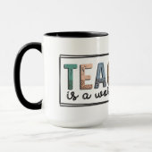 Mug Retro Style Teacher (Gauche)
