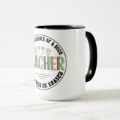 Mug Retro Style Teacher (Devant droit)