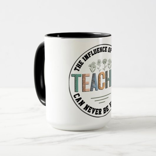 Mug Retro Style Teacher (Devant gauche)