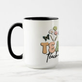 Mug Retro Style Teacher (Gauche)