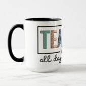 Mug Retro Style Teacher (Gauche)