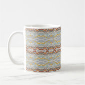 Mug Retro Summer Geometric Color Block Pattern Design (Gauche)