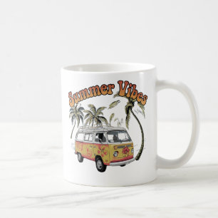 Mug "Retro Summer Vibes Van Design - Parfait pour la p