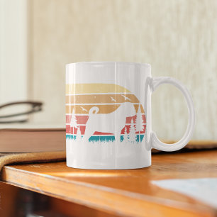 Mug Retro Sun Pug Animal de compagnie Chien Vintage Gr